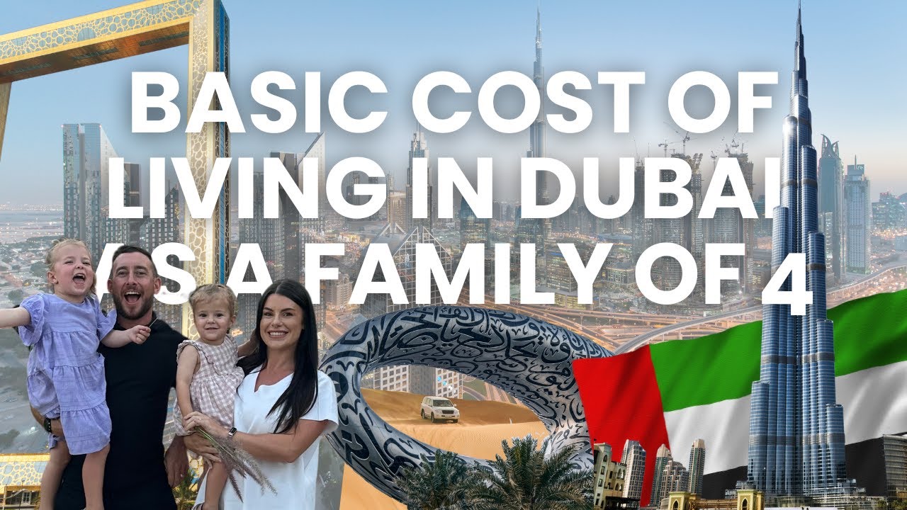 The Basic Cost of Living in Dubai as a Family of 4 🇦🇪 | Poppy Owen