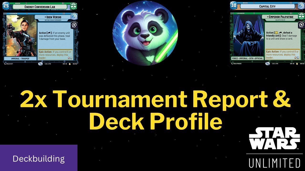 Store Showdown x2 Tournament Report and Deck Breakdown - Iden Green and Palpatine Blue