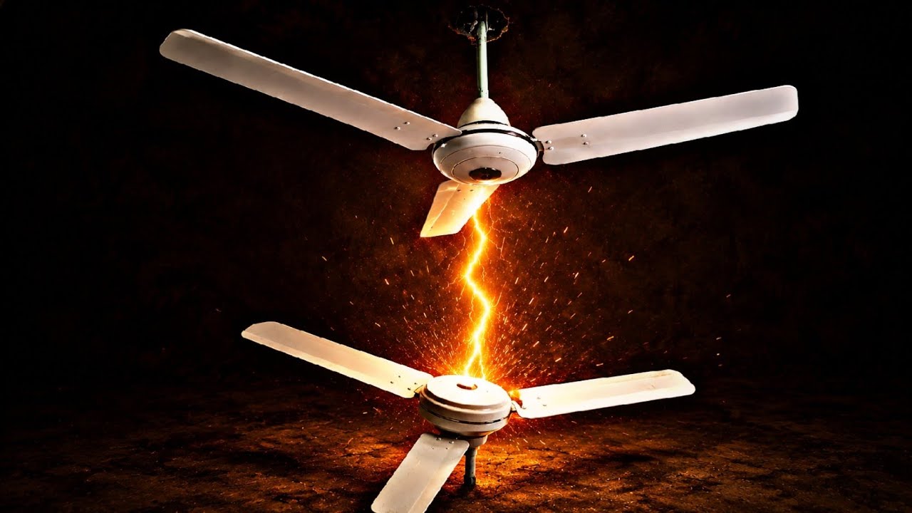 Ceiling Fan Falling On Another Ceiling Fan | Fan Vs Fan Crash 