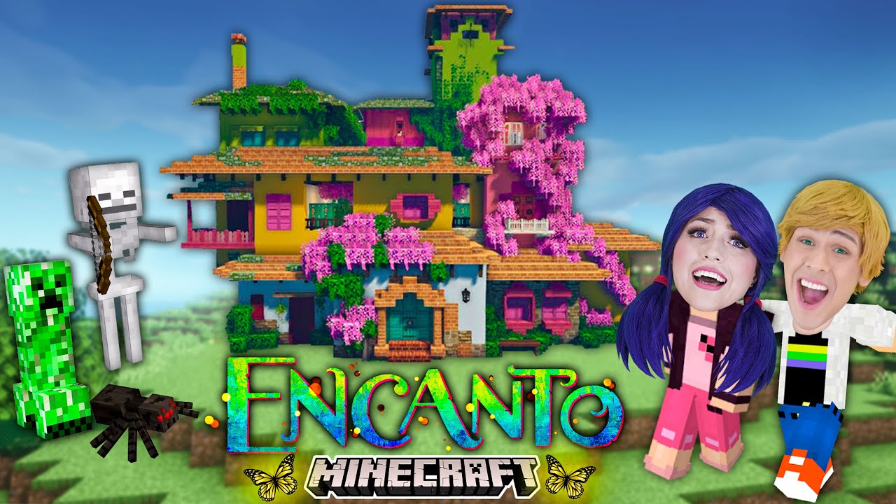 ¡VISITAMOS LA CASA MADRIGAL de ENCANTO en MINECRAFT! 😱