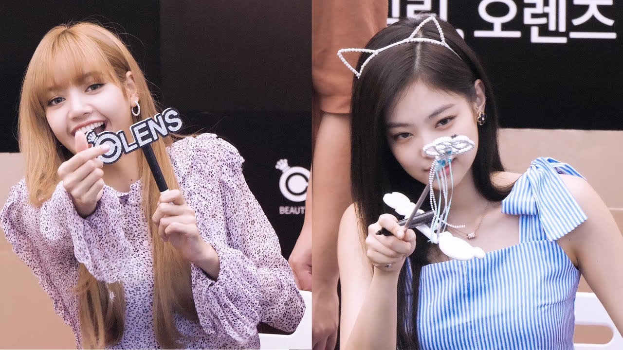 180819 블랙핑크 BLACKPINK 리사 LISA 제니 JENNIE 팬사인회 fansign 직캠 @ 코엑스 라이브플라자 by Spinel