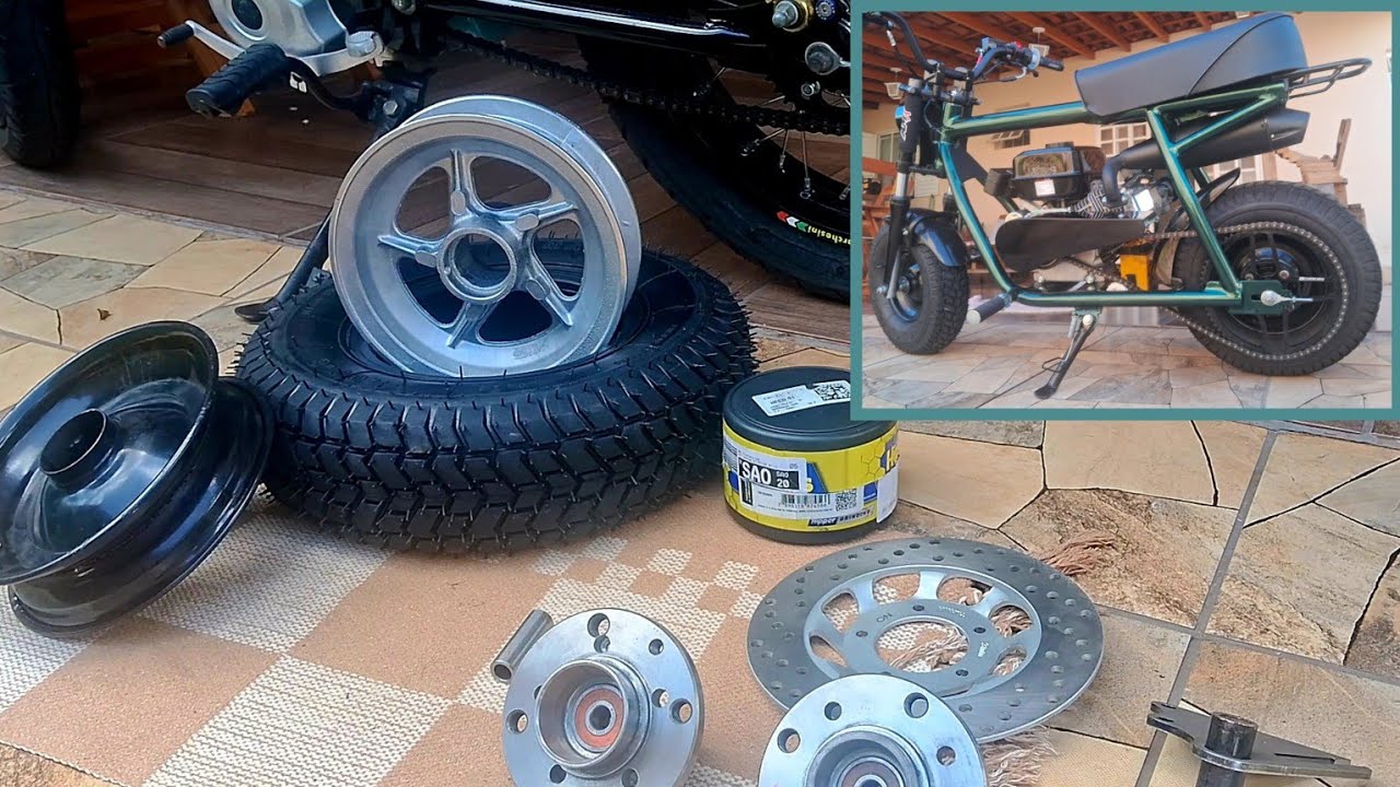 COMO FAZER RODA DE MINI MOTO DETALHADA!!!