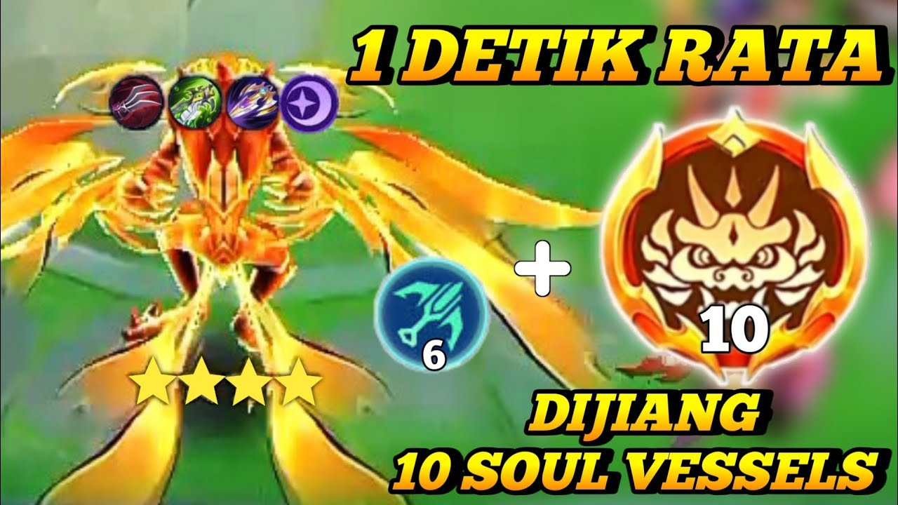 MCGG UPDATE TERBARU - DIJIANG B4 DAMAGENYA NGERI! 1 DETIK RATA DENGAN ULTRA SYNERGY 10 SOUL VESSELS