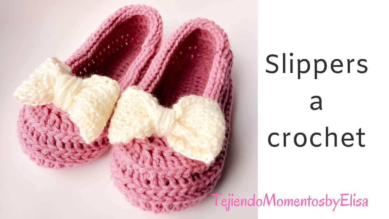 Pantuflas a Crochet #slippers #crochet #crochetencuarentena