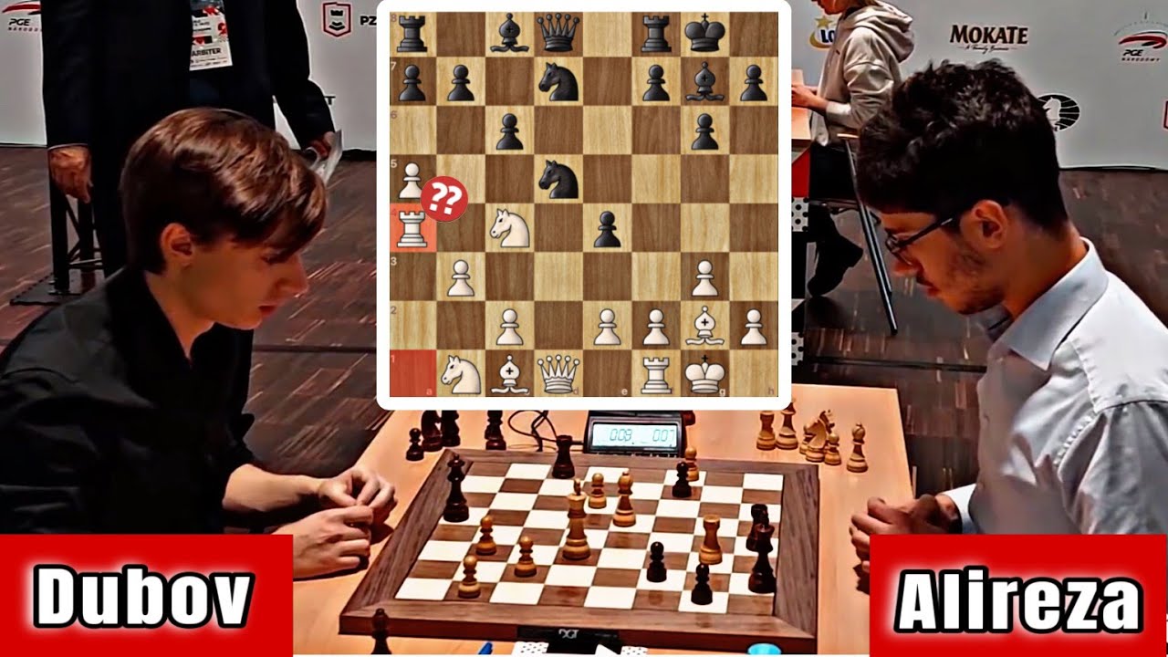 🔥 Dubov vs. Alireza: Can Firouzja Punish This Blunder? 🤯⚡ | Blitz Battle ⚔️♟️