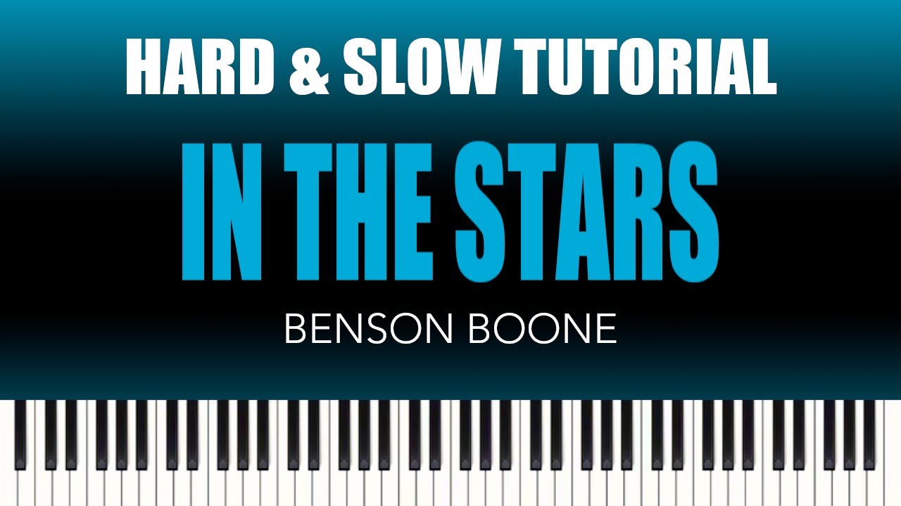 Benson Boone – In The Stars | HARD & SLOW Piano Tutorial