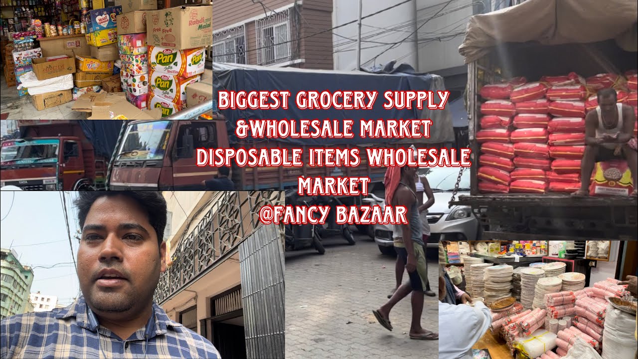 Guwahati Biggest Grocery Wholesale & Supply Market!Disposable item Wholesale market.