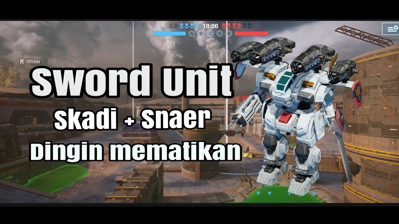 Salahsatu senjata terbaik untuk sword unit 😎❄️☠️ #warrobots #gameplay #games #warrobotsgameplay #fyp