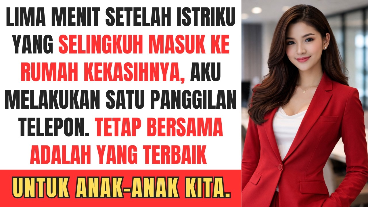 Lima Menit Setelah Istriku yang Selingkuh Masuk ke Rumah Kekasihnya, Aku Melakukan Satu Panggilan Te