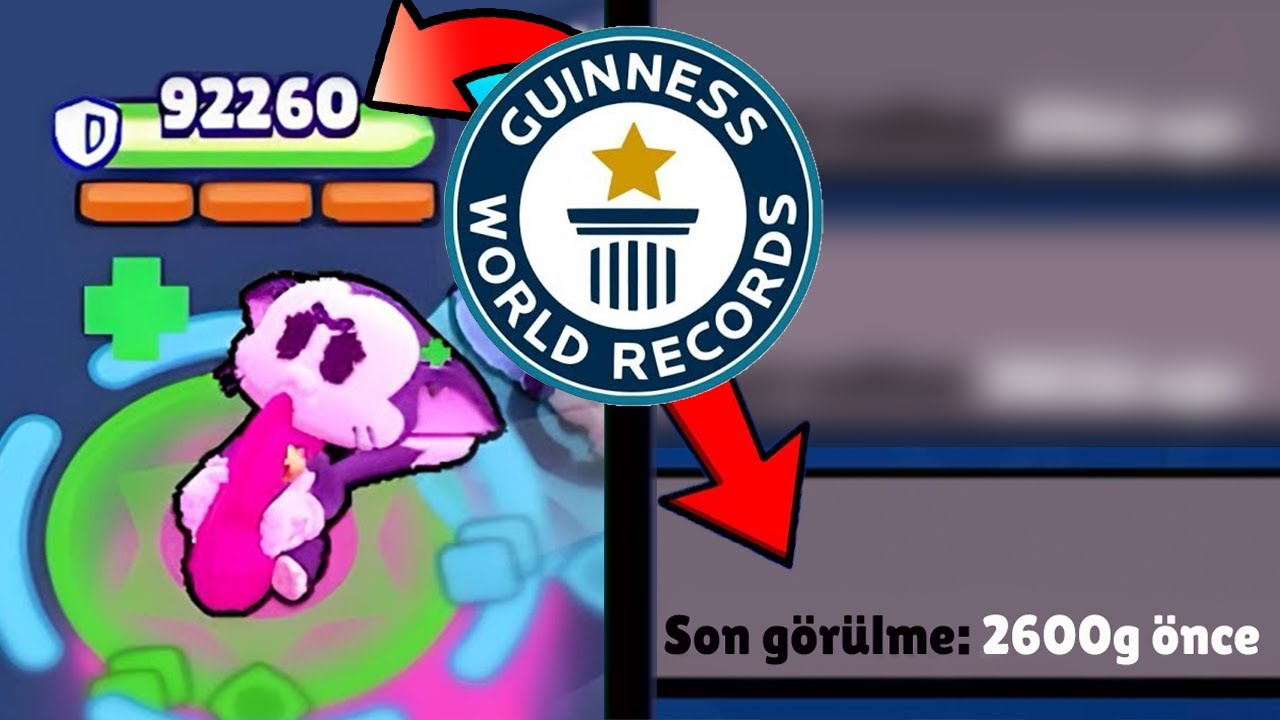 BRAWL STARS'DAKİ EN İLGİNÇ 10 DÜNYA REKORU🌍