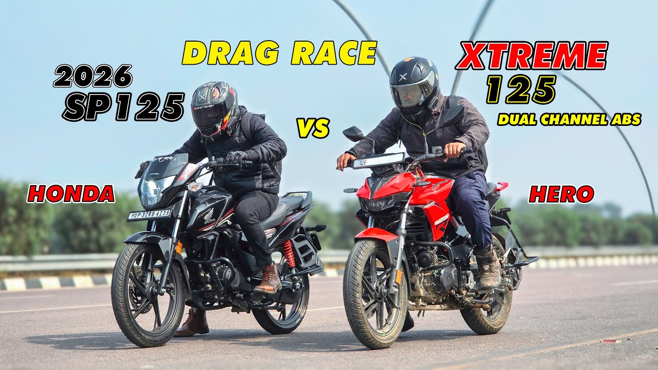 Hero Xtreme 125R Dual-Channel ABS vs 2026 Honda SP125 🔥 Drag Race | Who’s the Boss of 125cc?