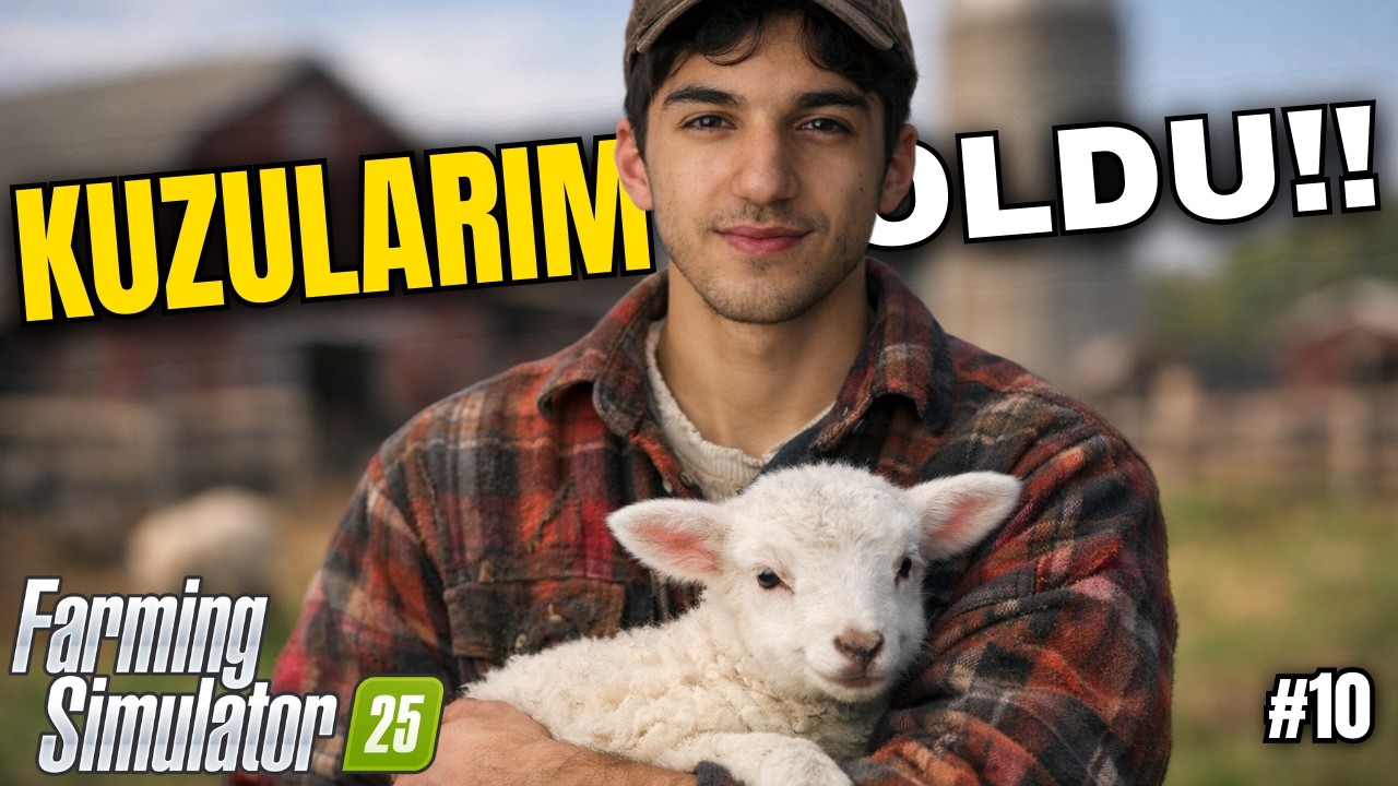 FARMİNG SİMULATOR 25// KUZUCUKLARIM OLDU!! #farmingsimulator