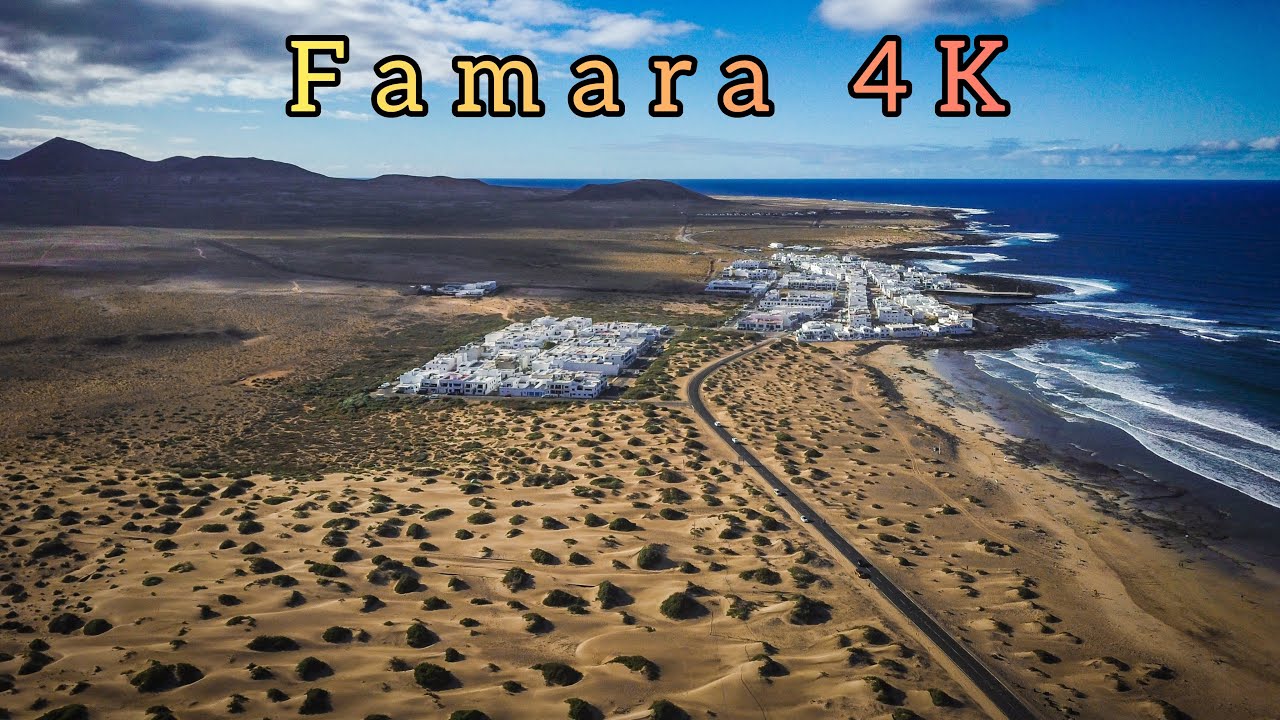 Famara 🇮🇨 - by drone [4K]