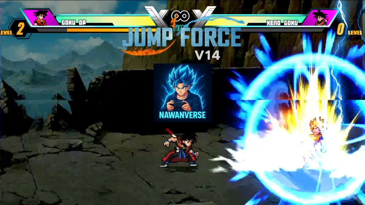 Jump Force Mugen V14 - Anime Battle Terheboh!! 🔥Goku OP vs Xeno Goku - Siapa Paling Kuat!?