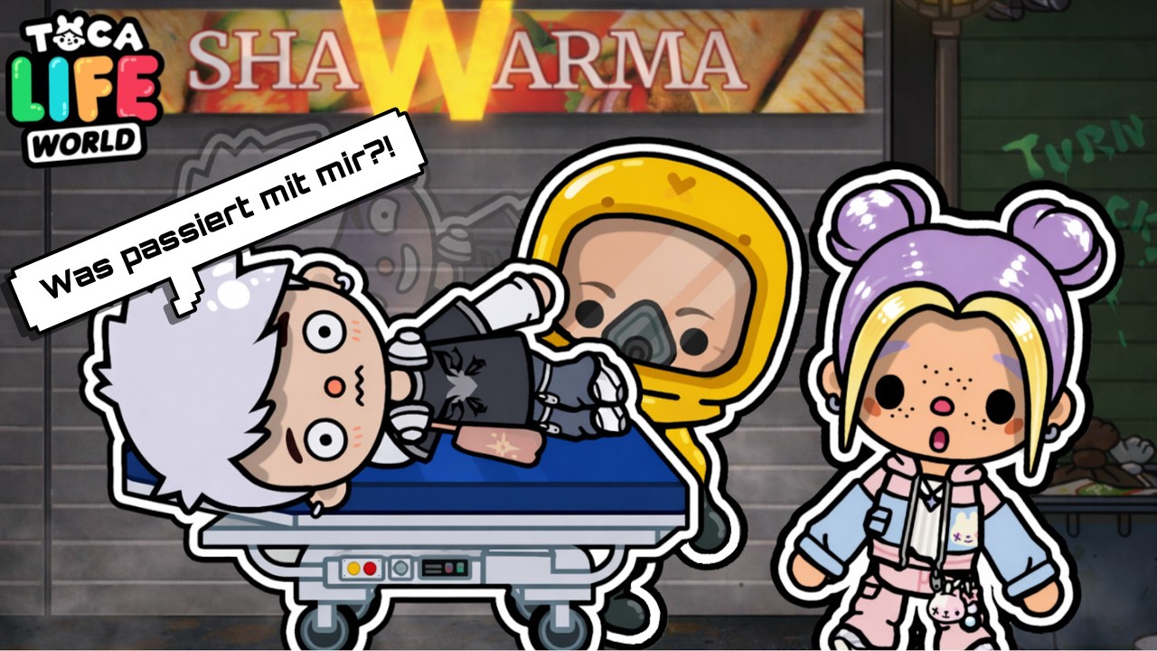 ER VERWANDELT SICH IN EINE ANOMALIE!😱 Scary Shawarma Kiosk Part 3 | Toca Boca Story | Deutsch