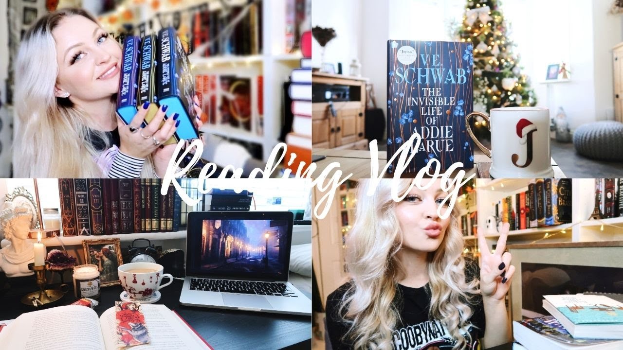 CHRISTMASSY READING VLOG!💫 Putting Up 2 Christmas Trees, I Read 3 Books & Addie LaRue!