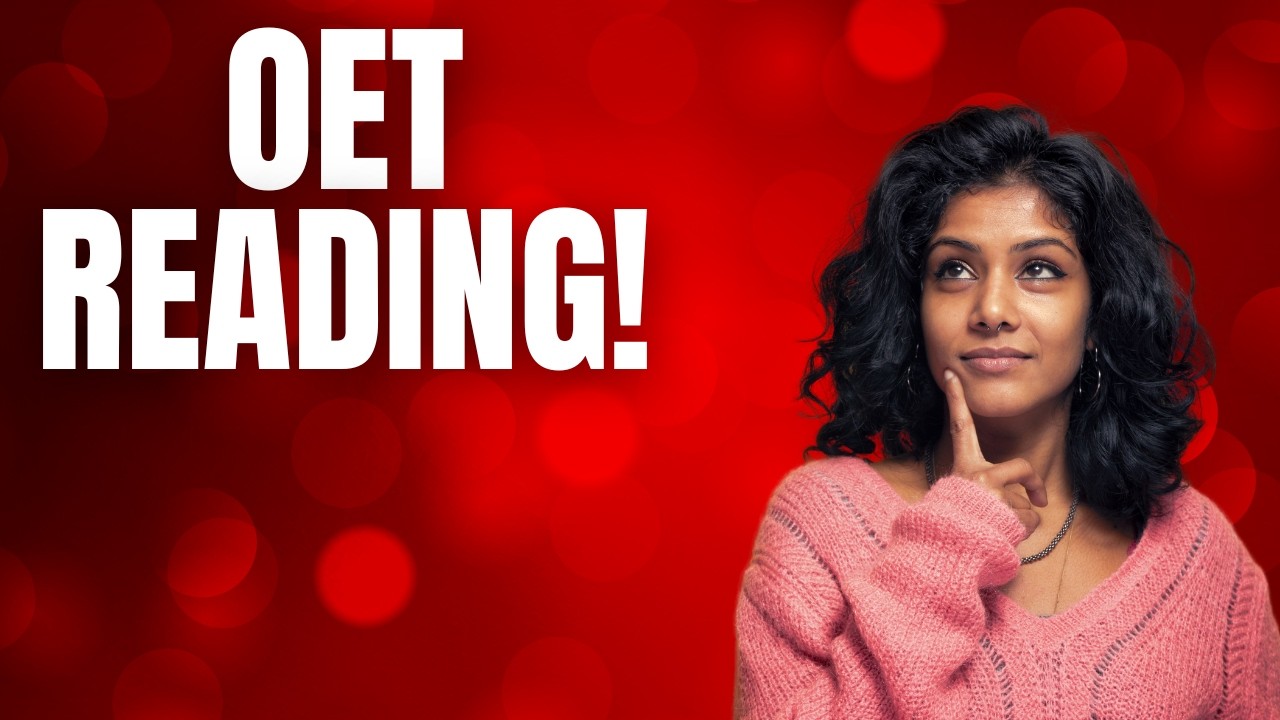 OET Reading Part C Why you're still getting it Wrong