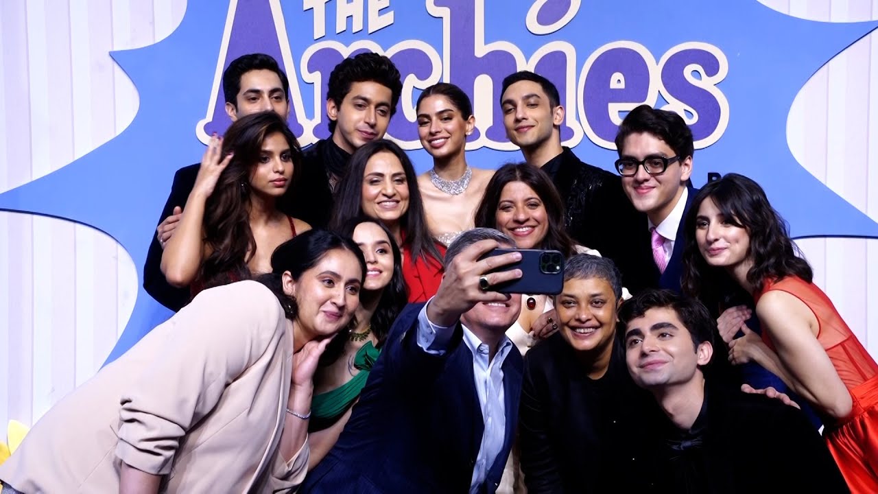 'The Archies' Premiere With Movie Cast | Suhana Khan, Agastya Nanda, Khushi Kapoor | Vedang Raina