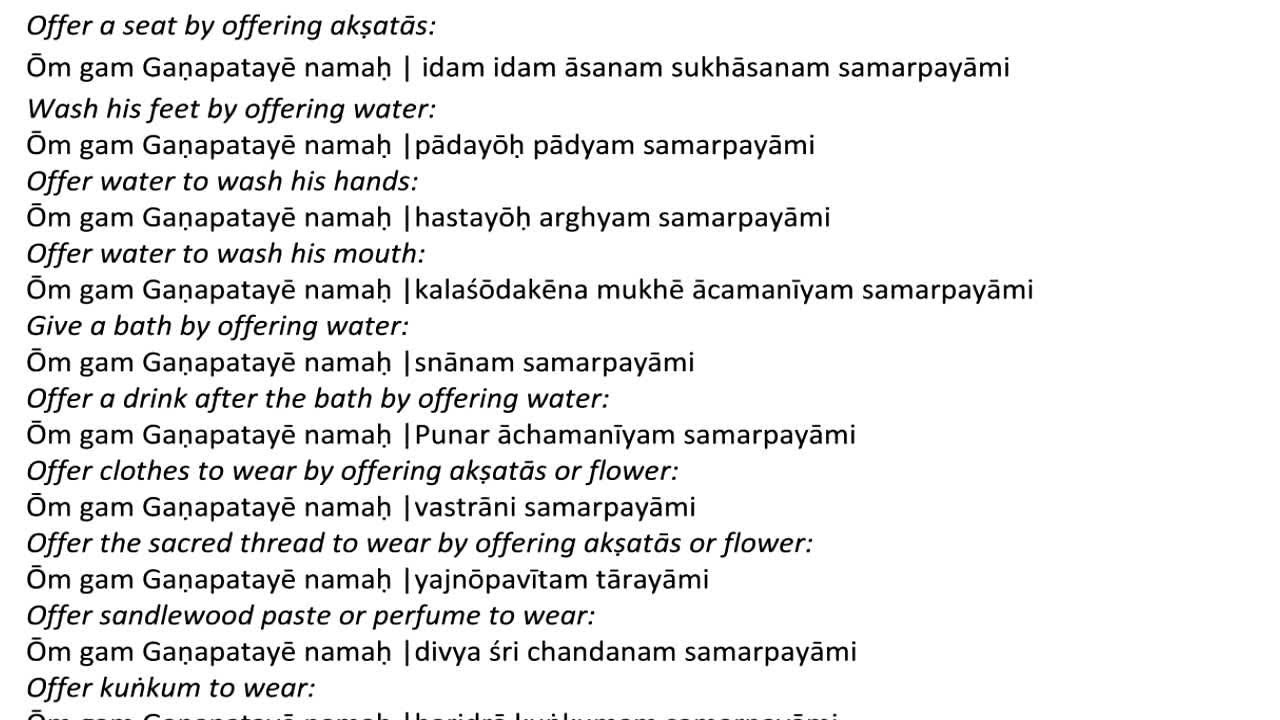 Complete Ganapati Puja - simple - learn in just 6 minutes a day!