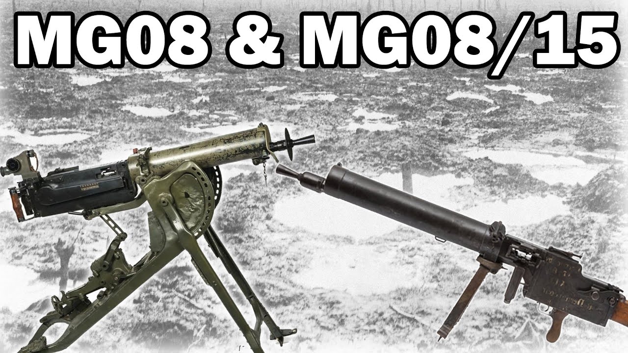 MG08 et MG08/15 – Les Emblématiques Mitrailleuses Allemandes de la Première Guerre Mondiale