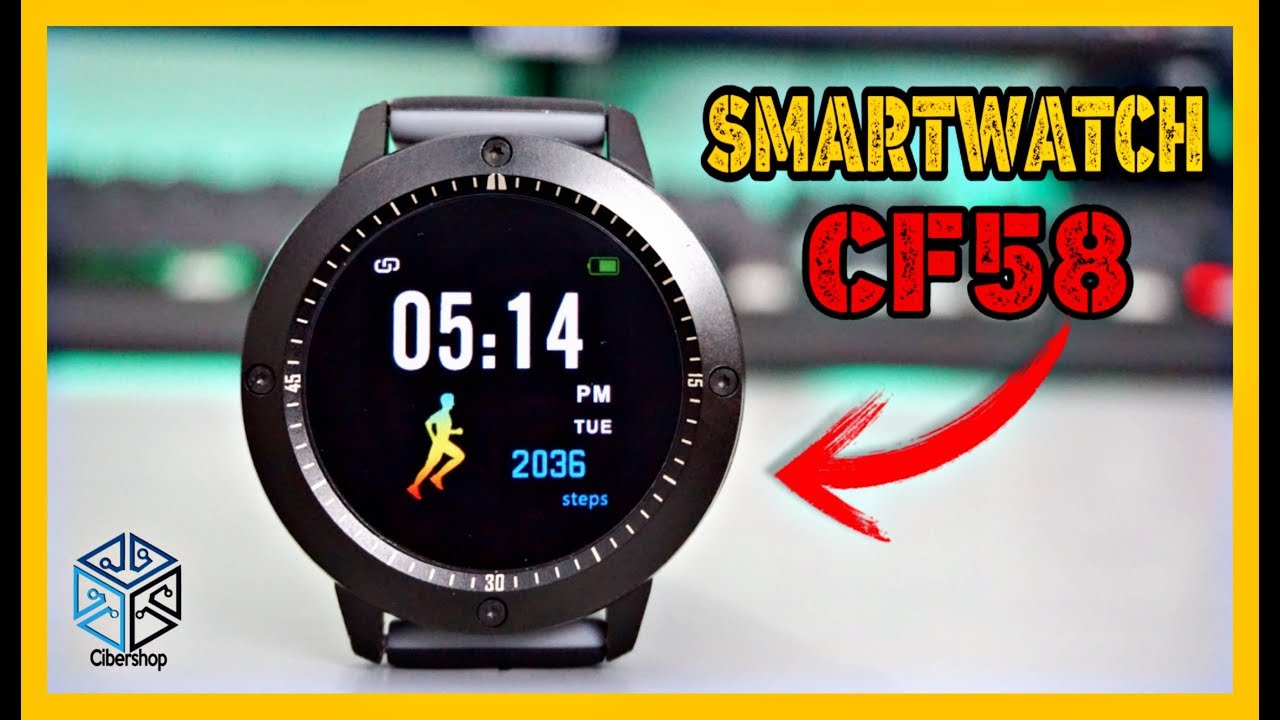 🔥CONOCELO!! Reloj Inteligente WATERPROOF CF58 // Review En Español