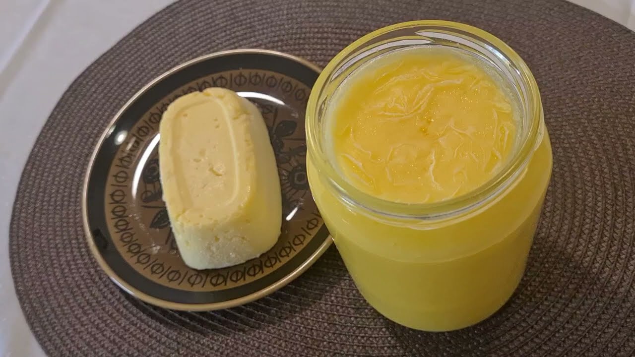 اعملى أطيب زبدة وسمن بلدى من كريمة الخفق