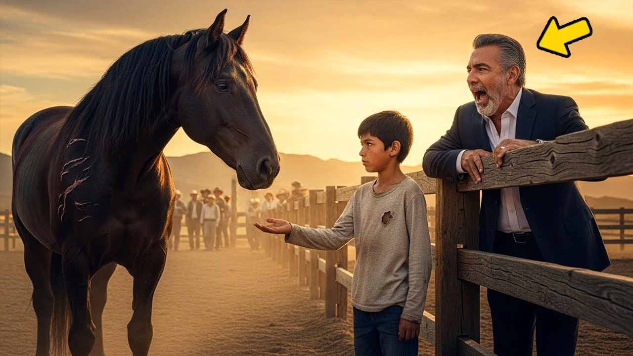 Magnata apostou 1 milhão que ninguém domaria o cavalo indomável — Até que um garoto