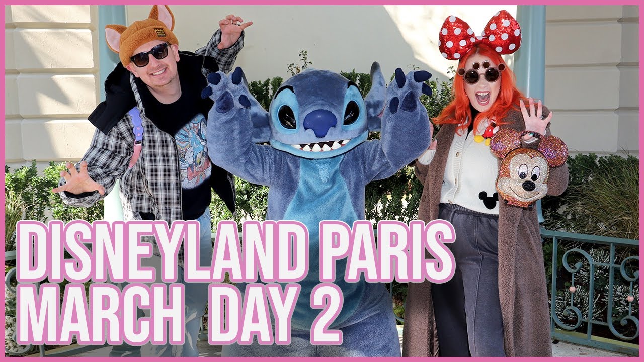 Disneyland Paris March Vlog Day 2 - Character Dining Day!