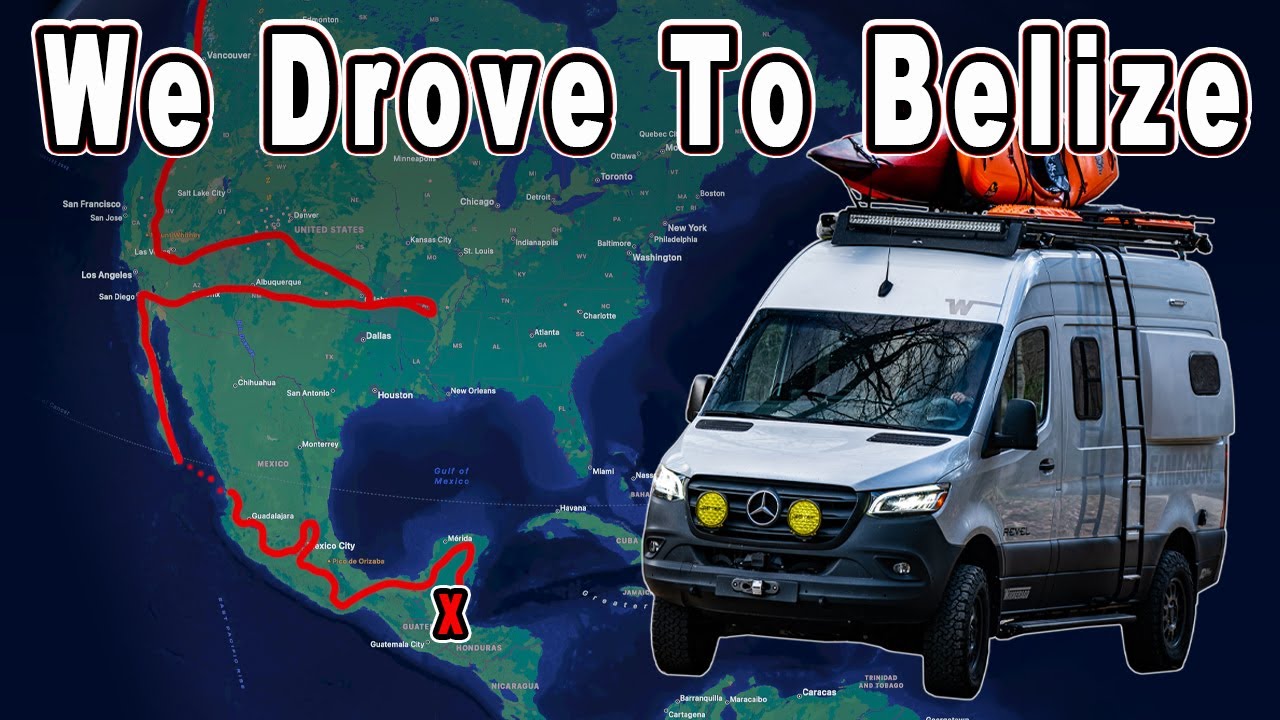 We Drove to Belize, Border Crossing, Beaches & Snorkeling the Barrier Reef- Southbound- Ep. 32