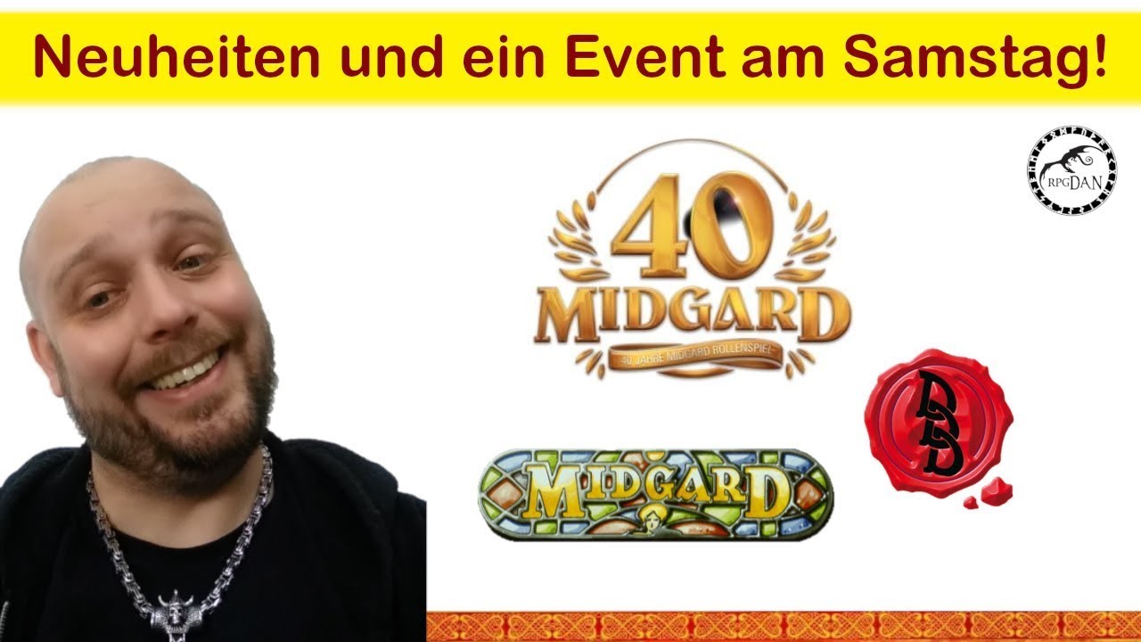 40 Jahre Midgard Stream am Samstag, Neue DDD Abenteuer&ABENTEUER 1880 Quellenbuch 