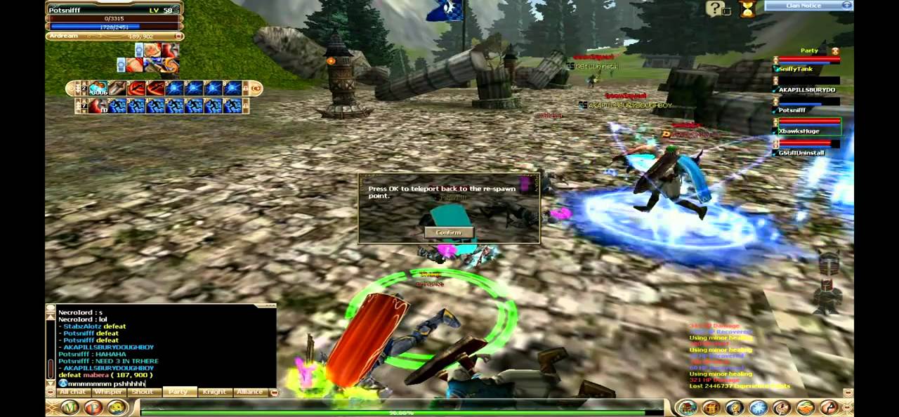 Knight Online: Potsnifff/AKAHORSECHOKER PK Movie