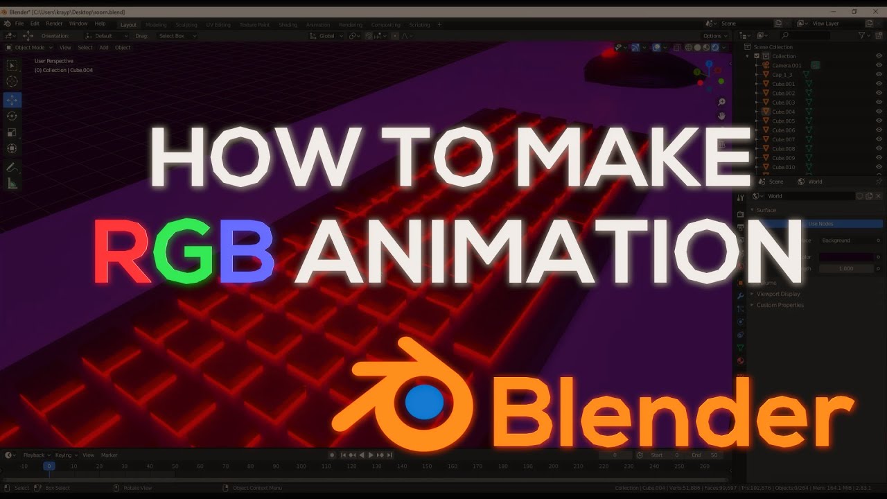 RGB Animations In Blender!? -  Tutorial