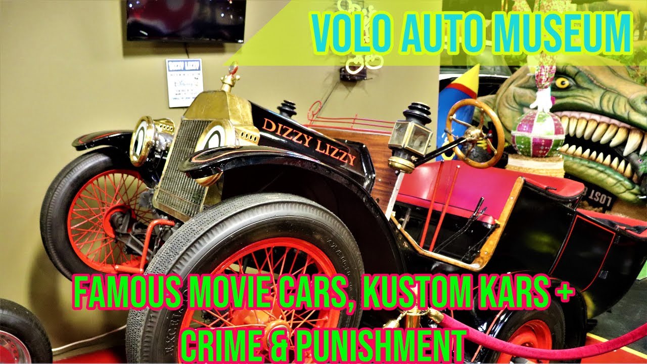 Volo Auto Museum Part 2 - Famous Movie Cars, Kustom Kars, Disney, Crime and Punishment + More