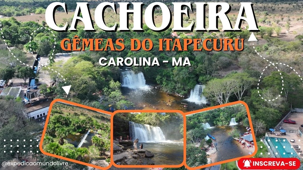 Cachoeira Gêmeas na Chapada das Mesas - Carolina Maranhão