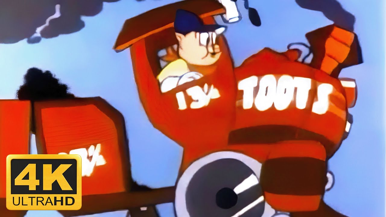 Looney Tunes - Porky's Railroad (1937) Remastered 4K 60FPS