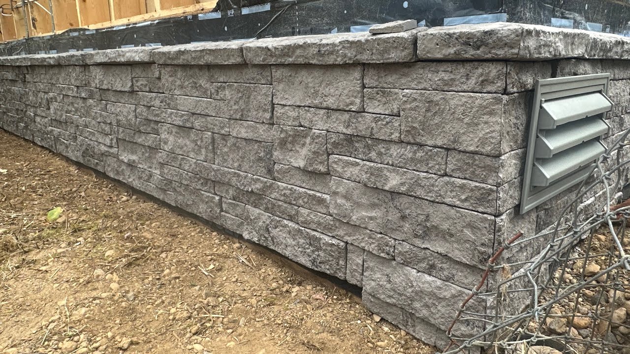 How to install @EvolveStone on a manufactured home for skirting.
