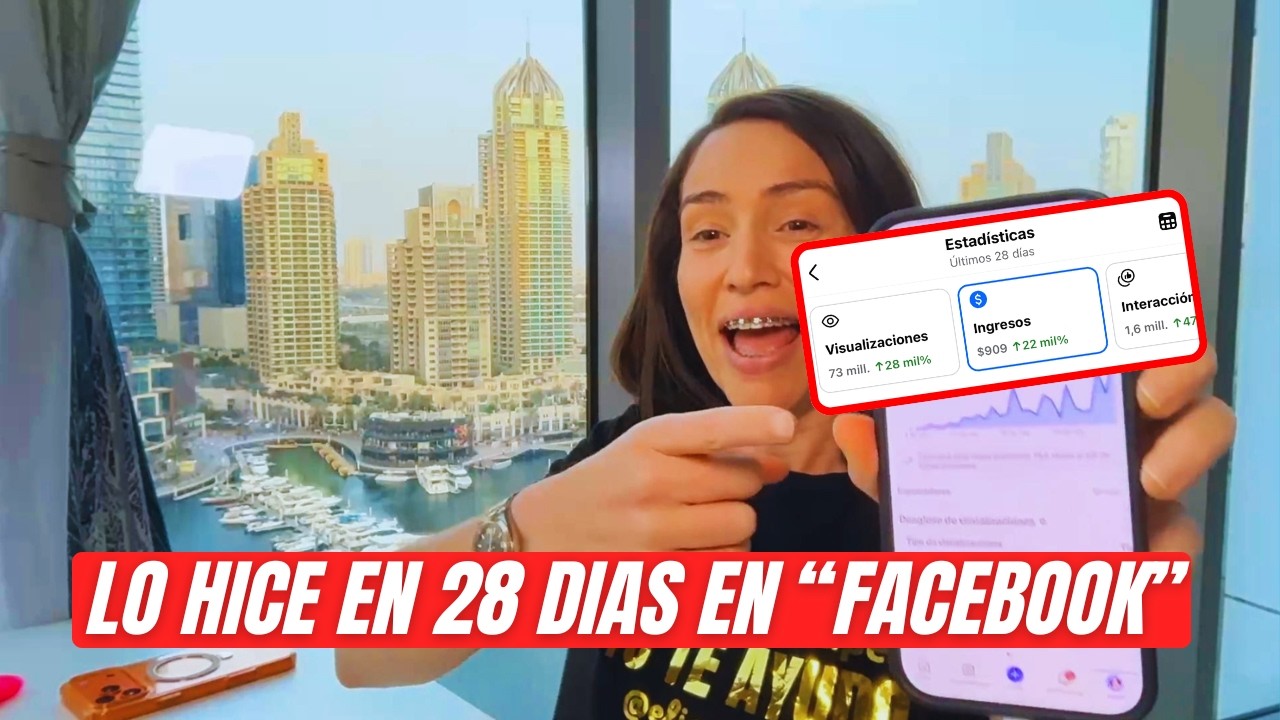 Gané dinero en Facebook | Te muestro cuánto en 28 días