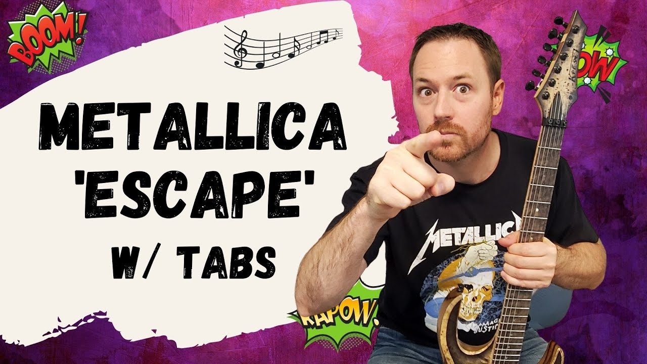 Metallica Escape Guitar Lesson + Tutorial