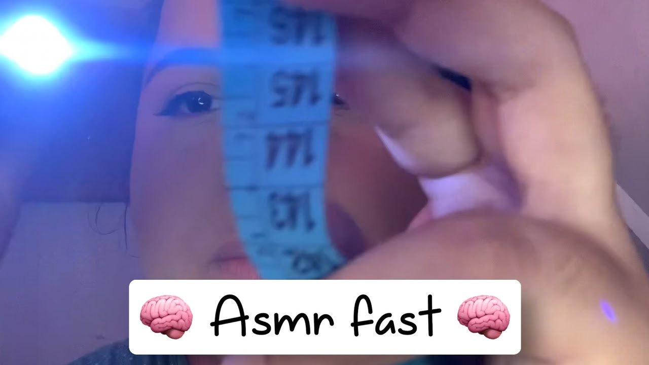 ASMR caseiro FAST - Exame dos NERVOS CRANIANOS com lanterna, Camera Touch; hand movements; DENTISTA