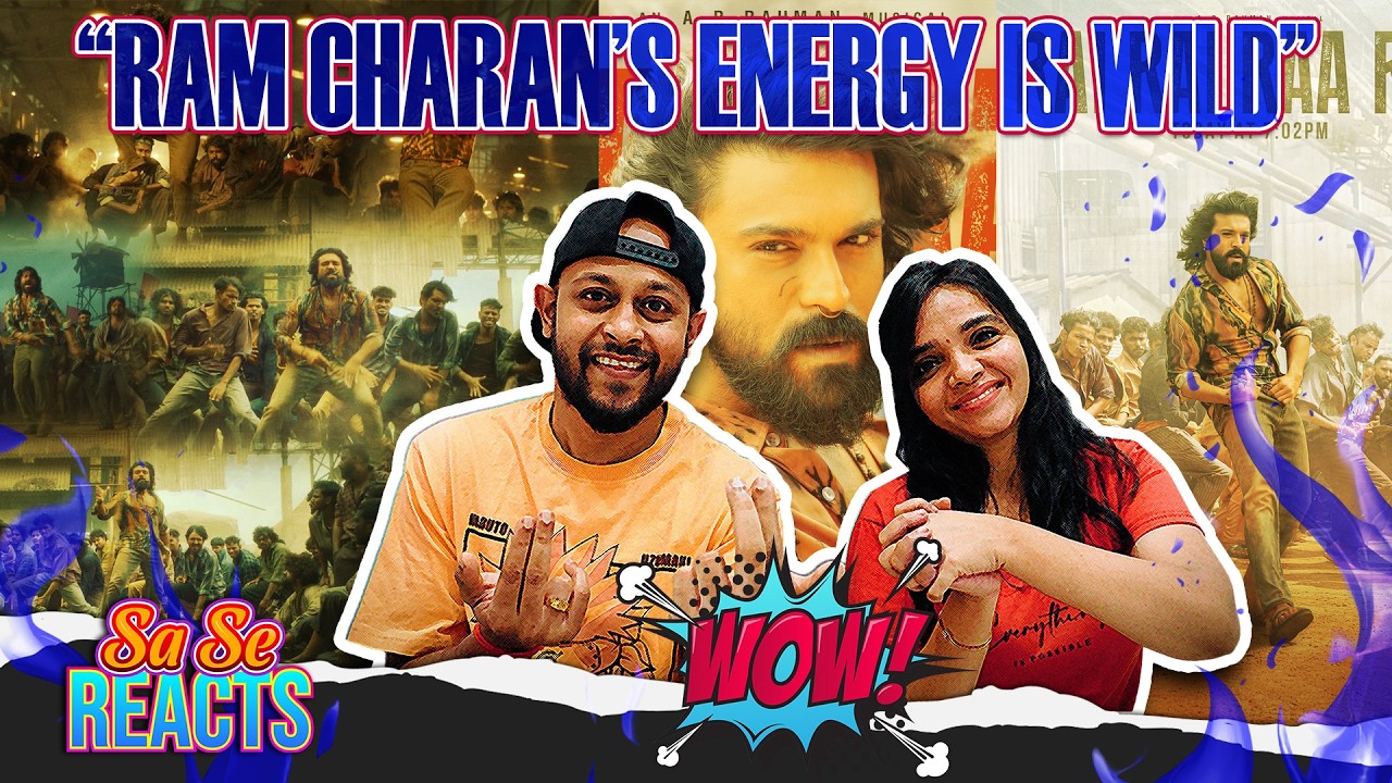 Ram Charan’s energy is wild🫡 | Rai Rai Raa Raa Lyric REACTION | Peddi | Buchi Babu Sana | AR Rahman