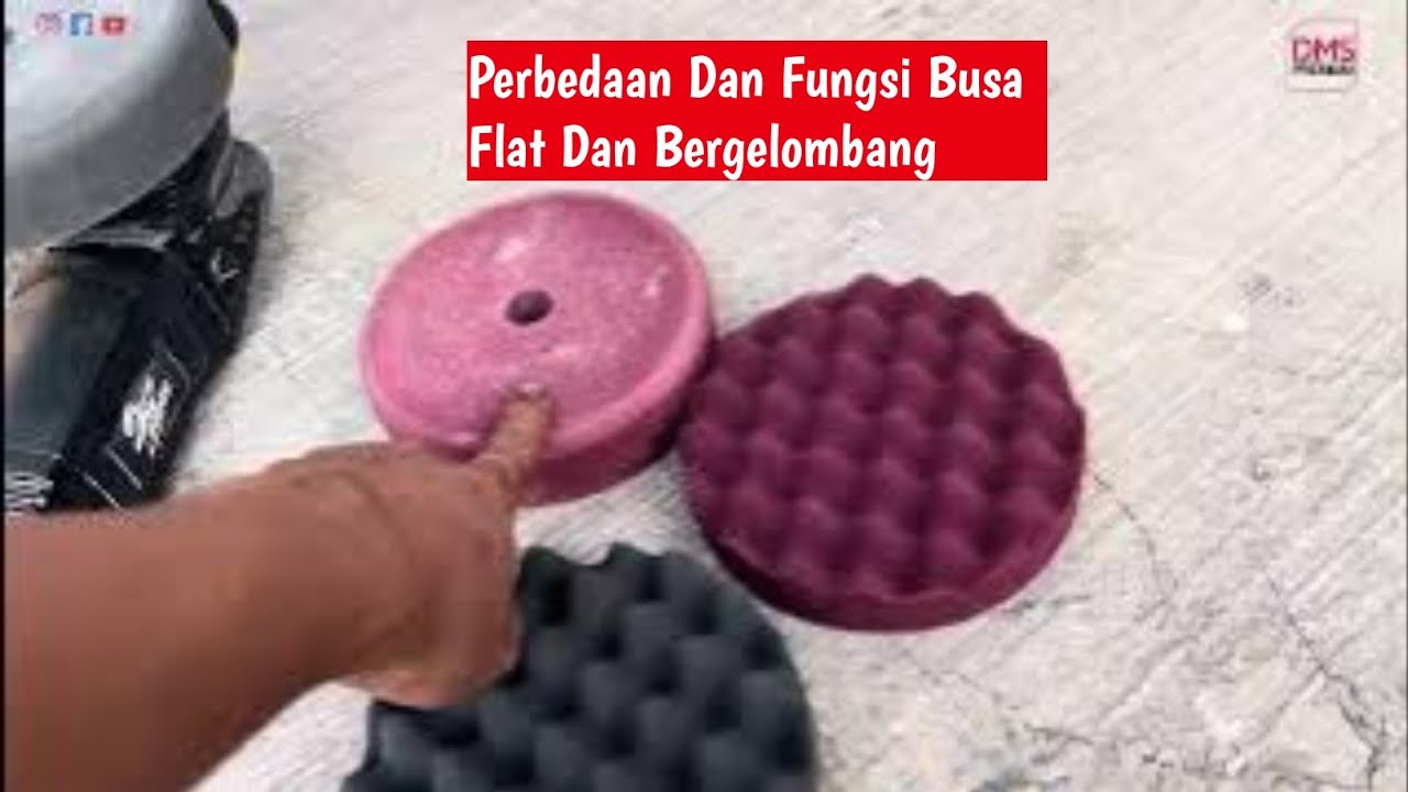 Ternyata Ini Fungsi Busa Poles Mobil Gelombang Dan Flat
