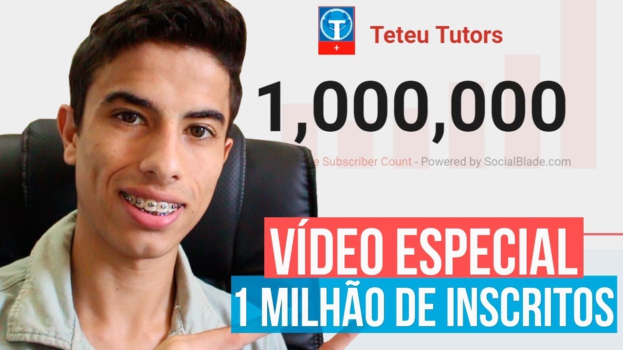 ESPECIAL DE 1 MILH&Atilde;O de inscritos do canal Teteu Tutors