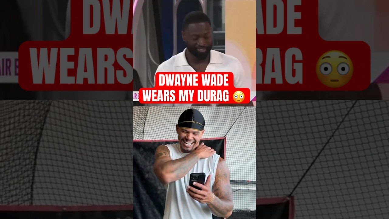 Dwayne Wade wearing my durags on National TV 😳😱