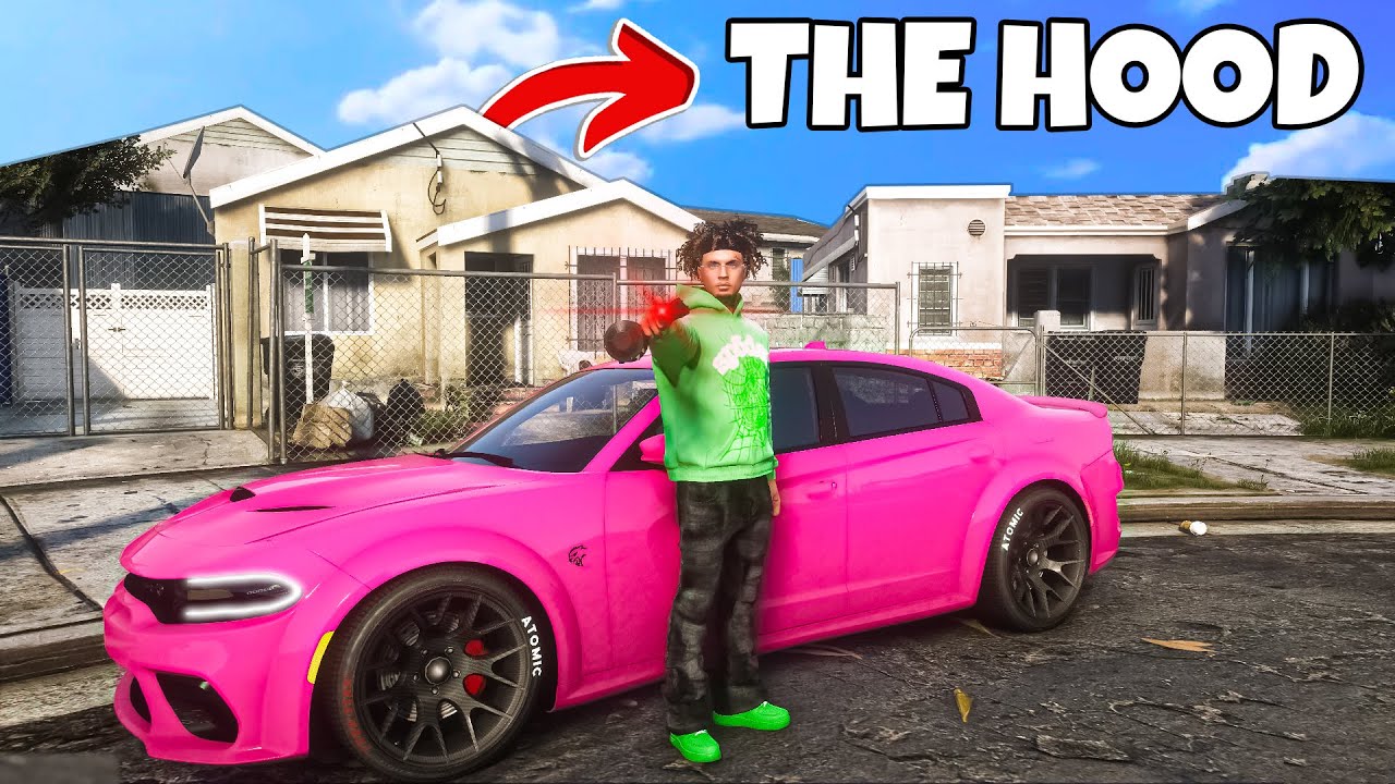 I spent 24 hours in the HOOD in GTA 5 RP...