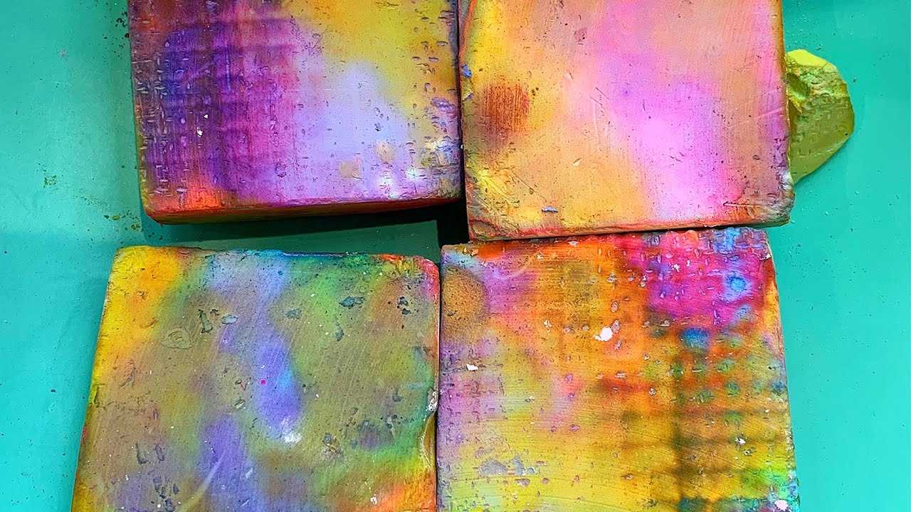 ASMR | Tye Dye Element | colourful | crunchy | powdery | satisfying | relaxing | calming