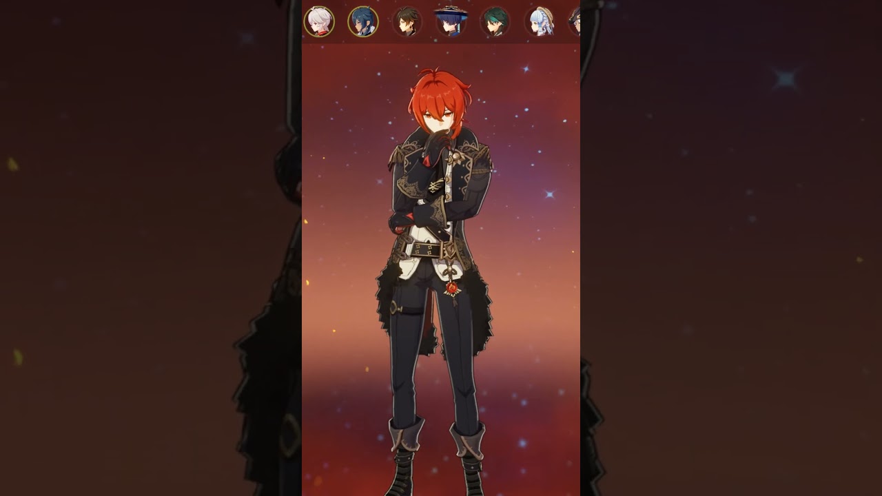 Most Average LVL 70 Diluc Build #genshinimpact