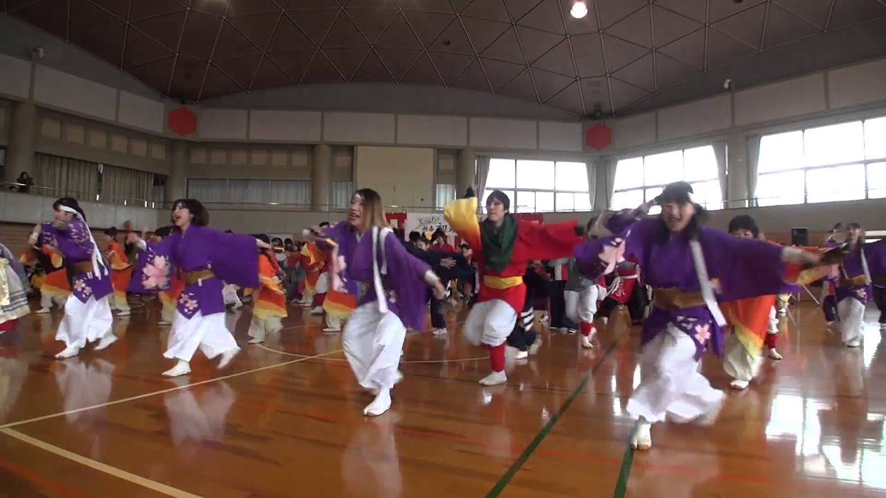 総踊り③ 「黒田武士」　　2015　　かすや新春YOSAKOI