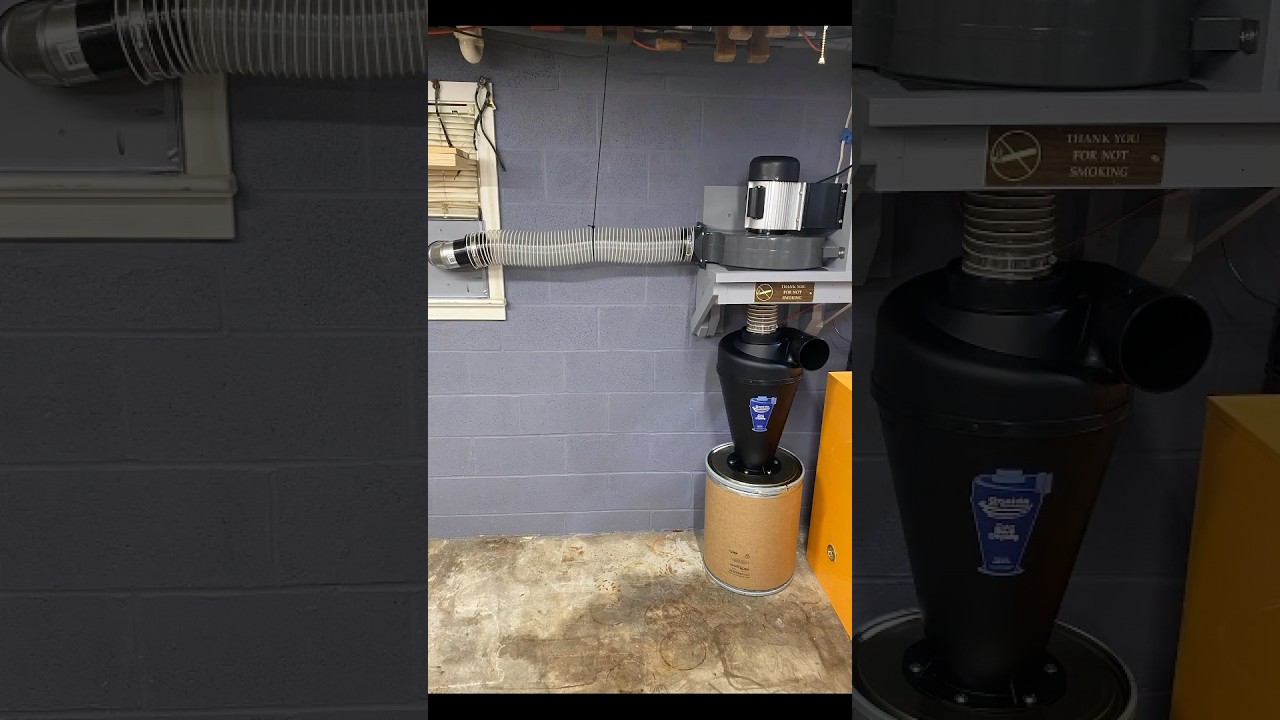 Harbor Freight Dust Collector Upgrade #Woodworking #DIY #Tools #Oneida #Harborfreight #DustCollector