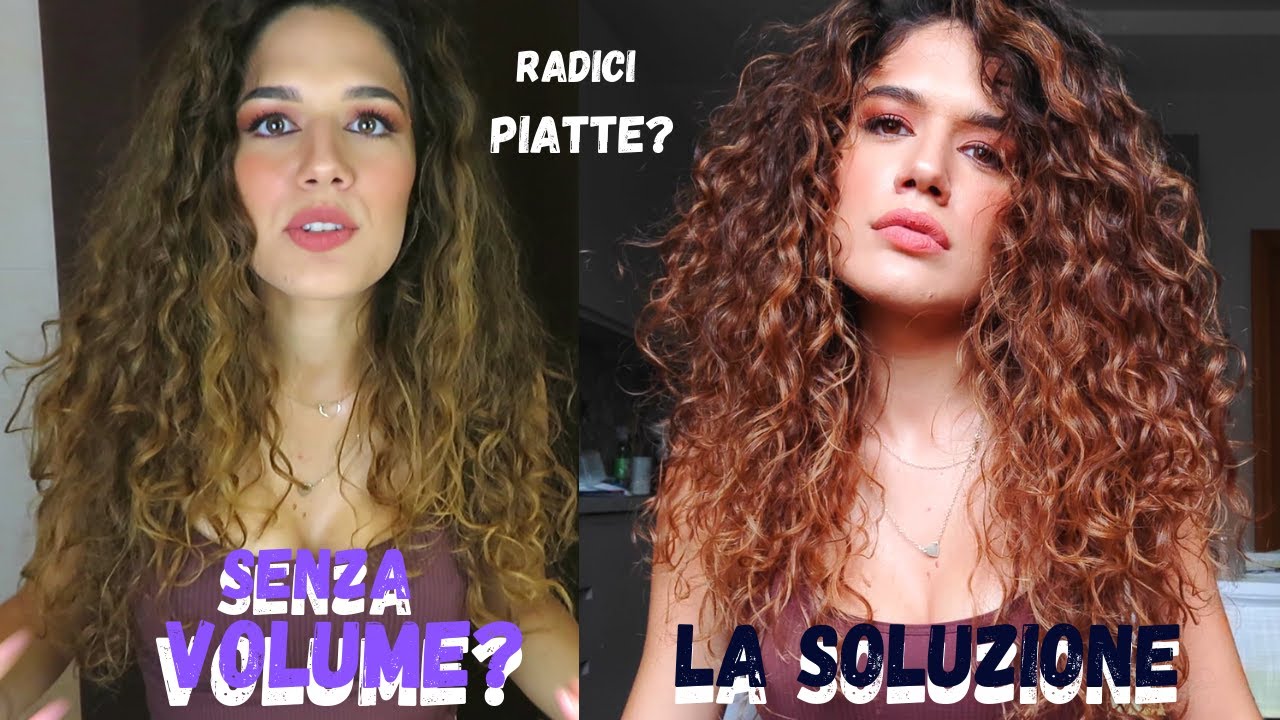 Come ottenere MAXI VOLUME ai RICCI| radici piatte? LA SOLUZIONE