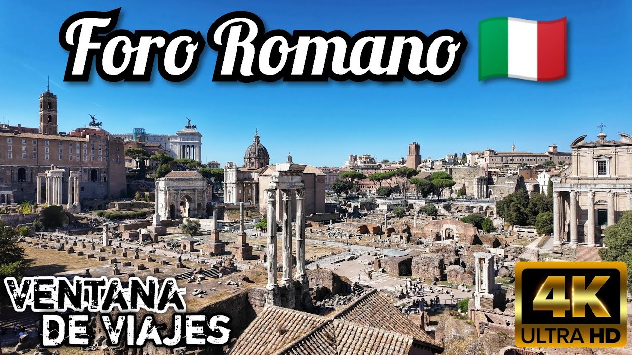 El Foro Romano 🇮🇹 3,000 años de historia. Ha visto el triunfo de grandes generales y emperadores.